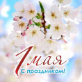 Поздравляем с праздником Первомая!